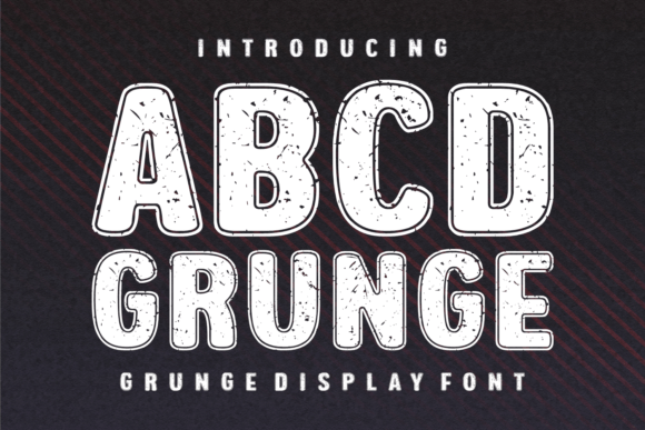 Abcd Grunge Font for Bold Visual Impact