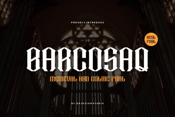 Barcosaq: A Modern Display Font for Editorial Projects