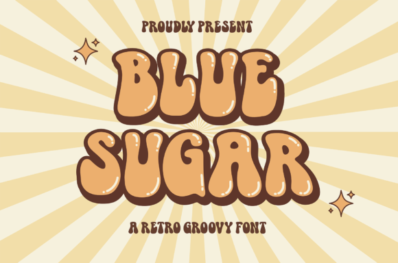 Blue Sugar: A Playful Display Font for Web Design