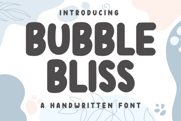 Bubble Bliss: A Playful Font for Digital Marketing
