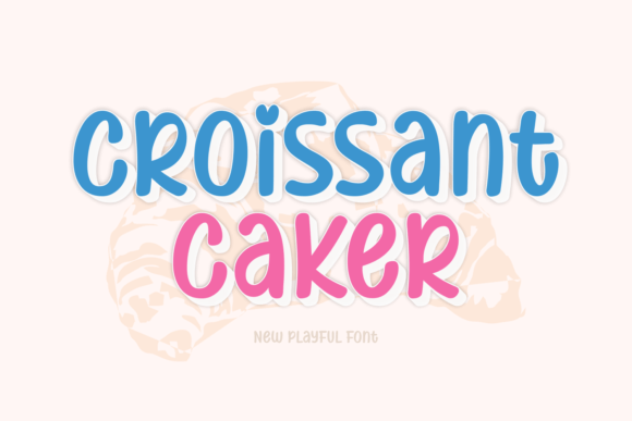 Croissant Caker: A Whimsical Font for Editorial Design