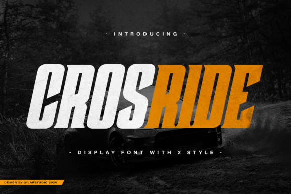 Crosride: A Designer’s Take on a Modern Display Font