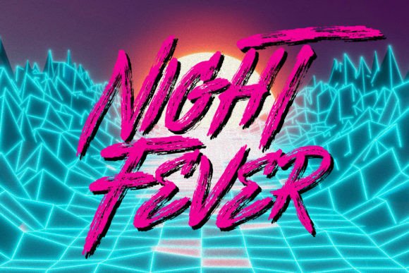 Discover Night Fever: A Retro Script Font for Bold Branding