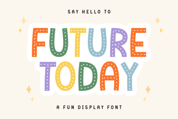 Future Today: A Dotted Line Font for Creative Makers