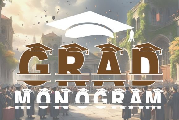 Grad Monogram: A Display Font for Editorial Elegance