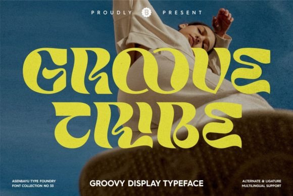 Groove Tribe: A Modern Retro Font for Editorial Design
