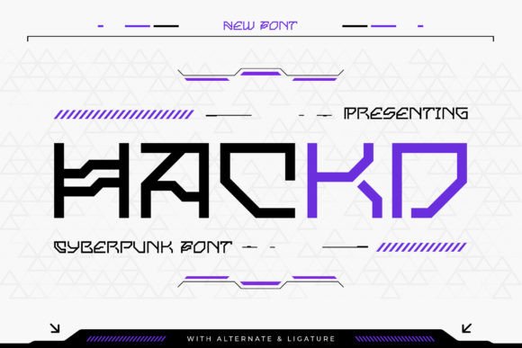 Hackd Font for Bold Editorial Design
