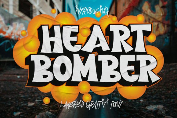 Heart Bomber: A Bold Font for Modern Branding