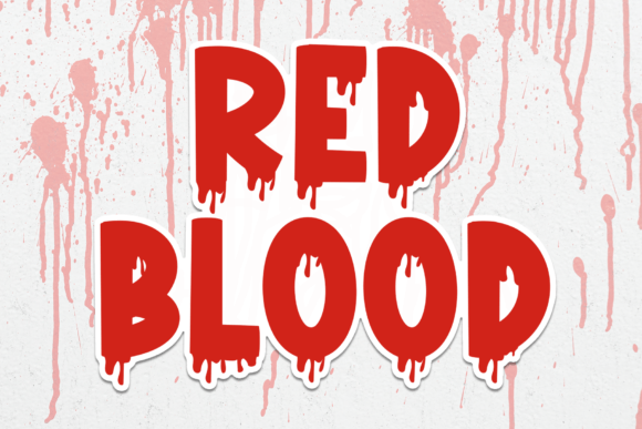 How Red Blood Font Transformed My Brand's Visual Identity