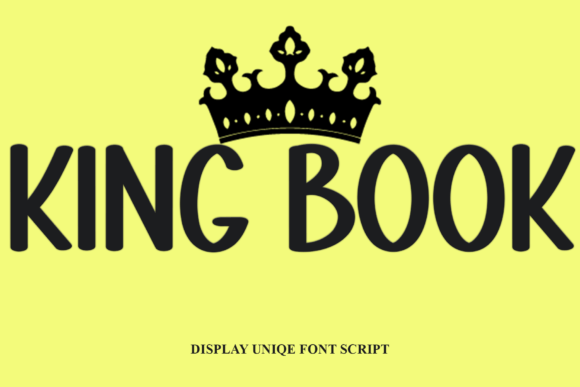 King Book: A Modern Display Font for Web Design