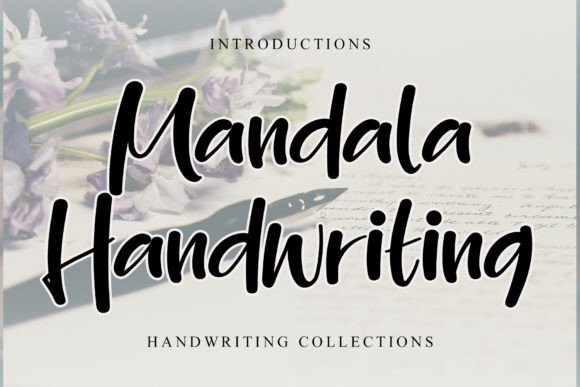 Mandala Handwriting: A Font That Elevates Brand Design