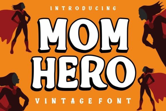 Mom Hero Font for Handmade Creations