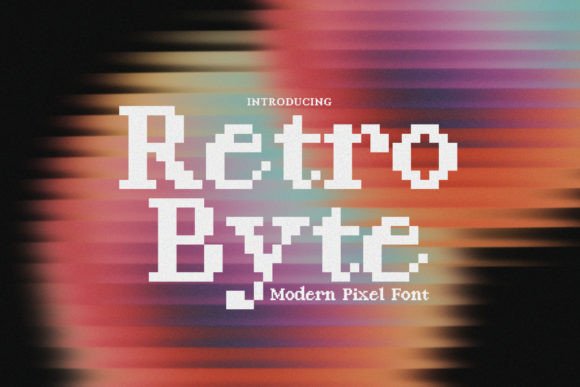 Retro Byte Font for Timeless Branding