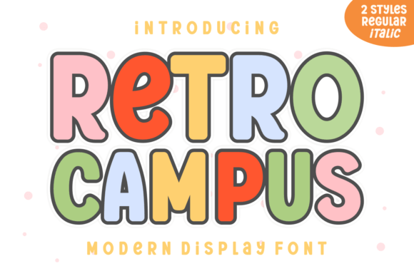 Retro Campus Font for Bold Web Design
