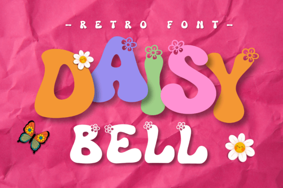 Retro Daisy Bell Font for Business Branding