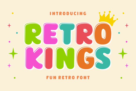 Retro Kings Font for Editorial Design