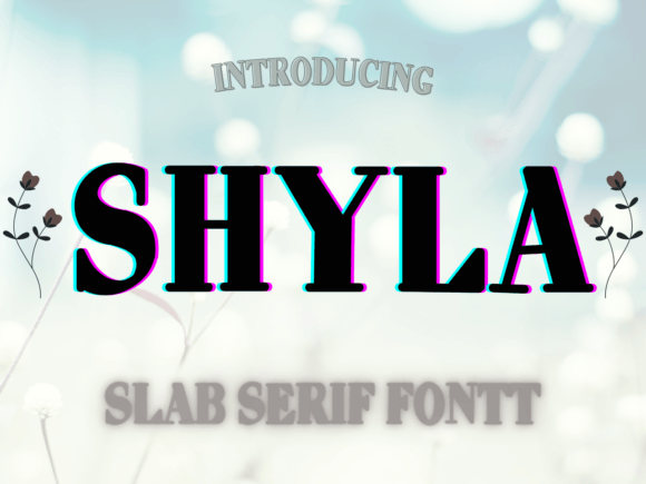 Shyla: A Quirky Display Font for Bold Branding