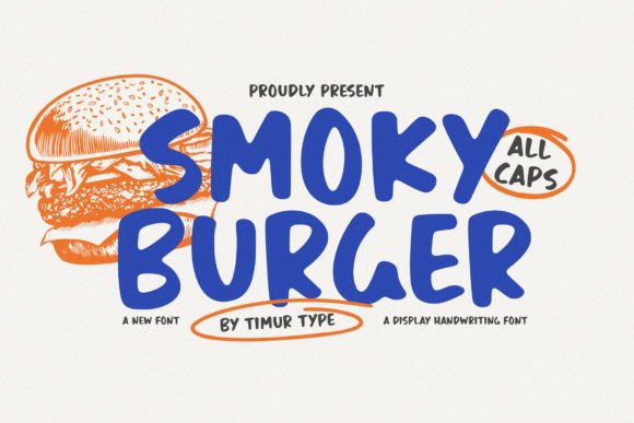 Smoky Burger: A Bold Display Font for Web Design