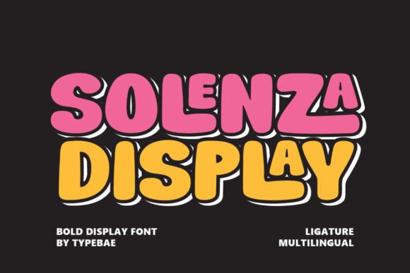 Solenza Font Review for Bold Branding