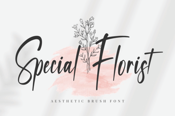 Special Florist: A Brush Font for Elegant Editorial Design