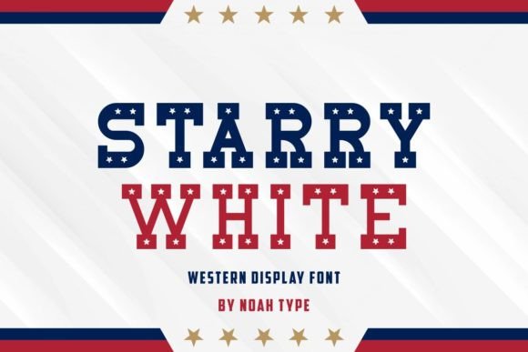 Starry White Font for a Polished Brand Look
