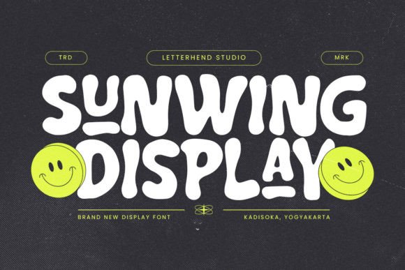 Sunwing Display: A Playful Font for Editorial Design