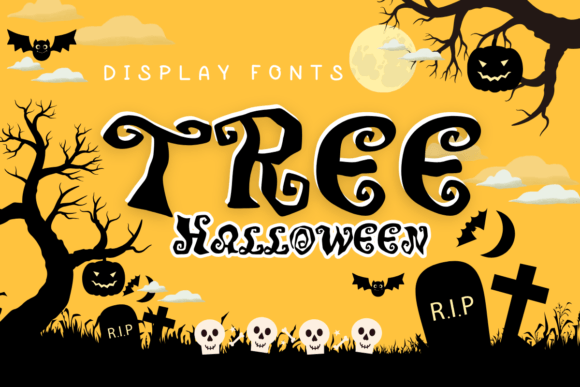 Tree Halloween Font for Seasonal Campaigns